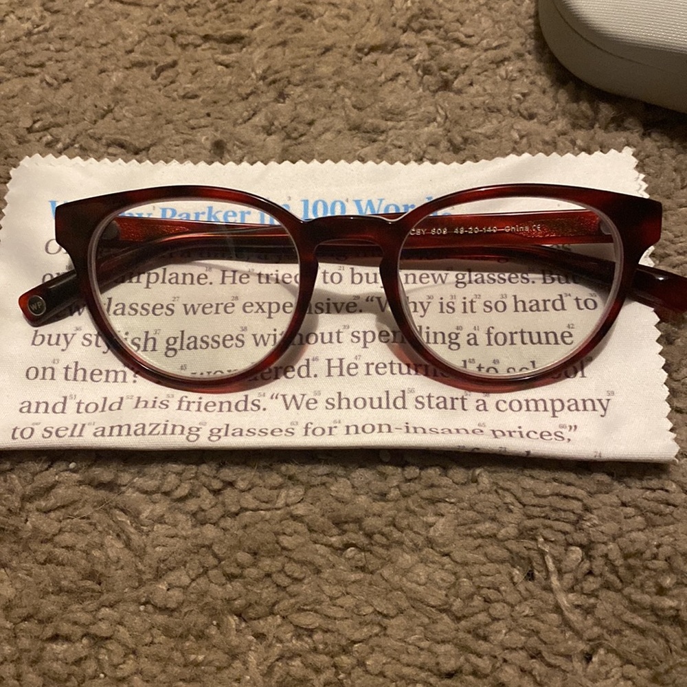 Percey Warby Parker prescription glasses